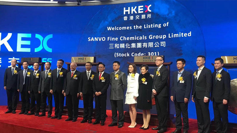 SANVO-listed-on-HKSE