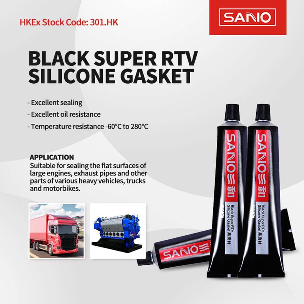 Black Super RTV Silicone Gasket