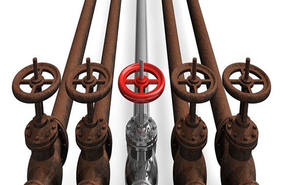 Corroded Metal Pipes