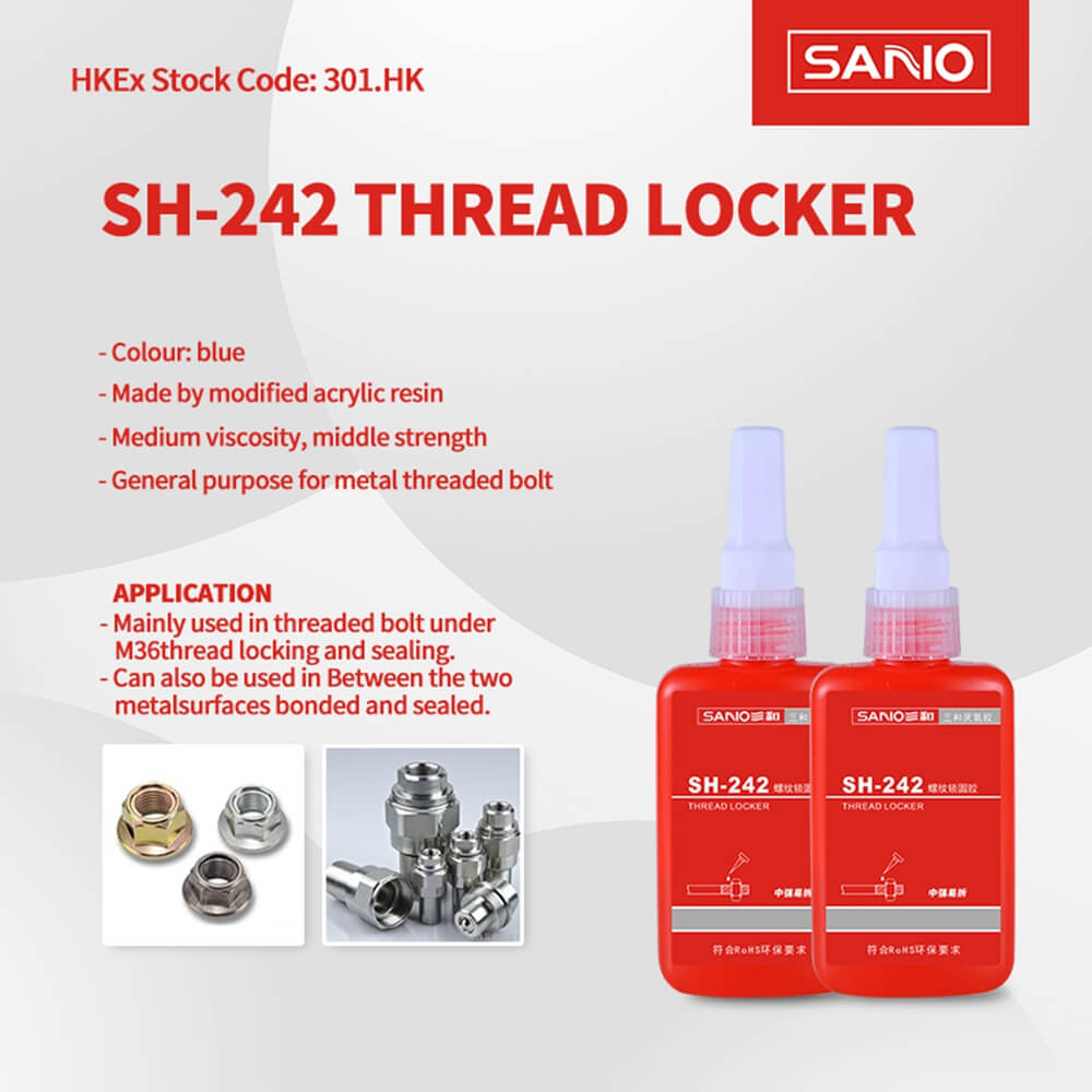 SANVO Medium Strength Threadlocker SH 242