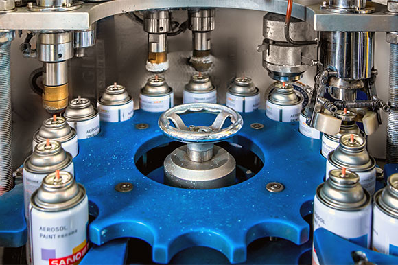 SANVO-aerosol-product-manufacturing-process-filling