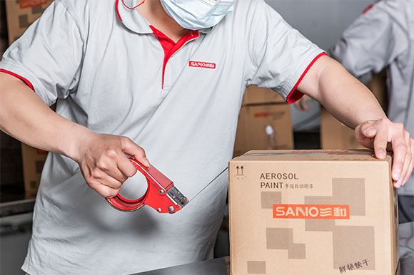 SANVO-aerosol-product-manufacturing-process-packaging