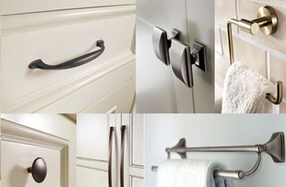 Kitchen and bathroom hardware
