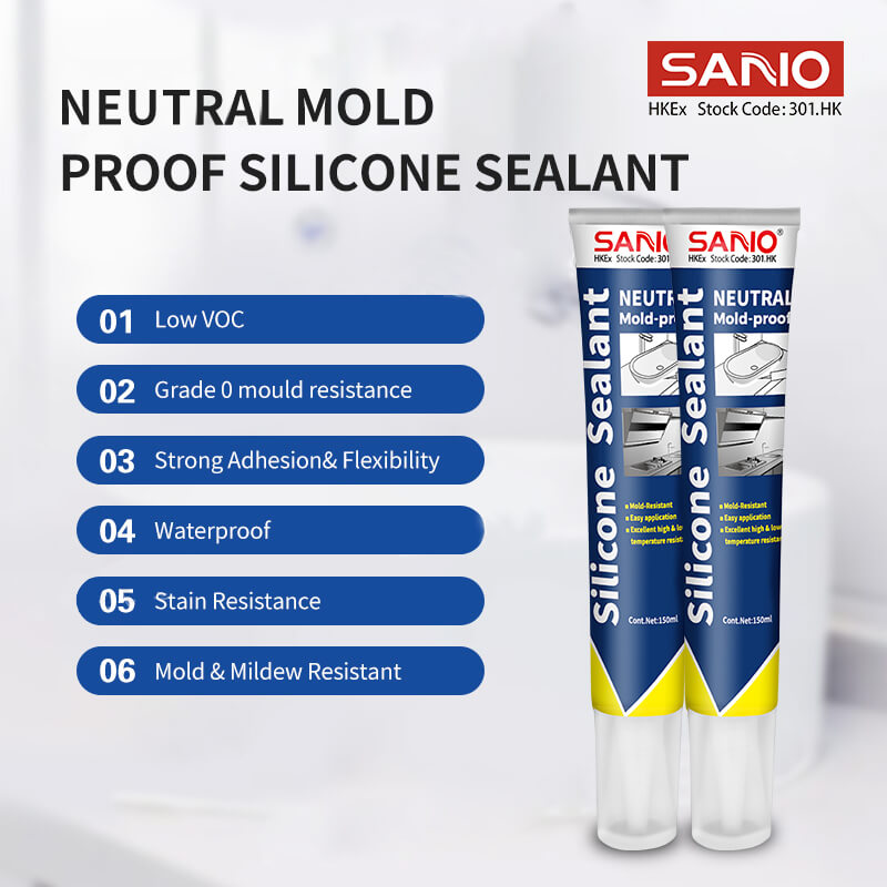 Neutral Mold Proof Silicone Sealant 2