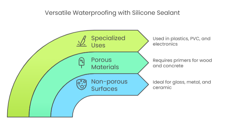 Versatile Waterproofing with Silicone Sealant