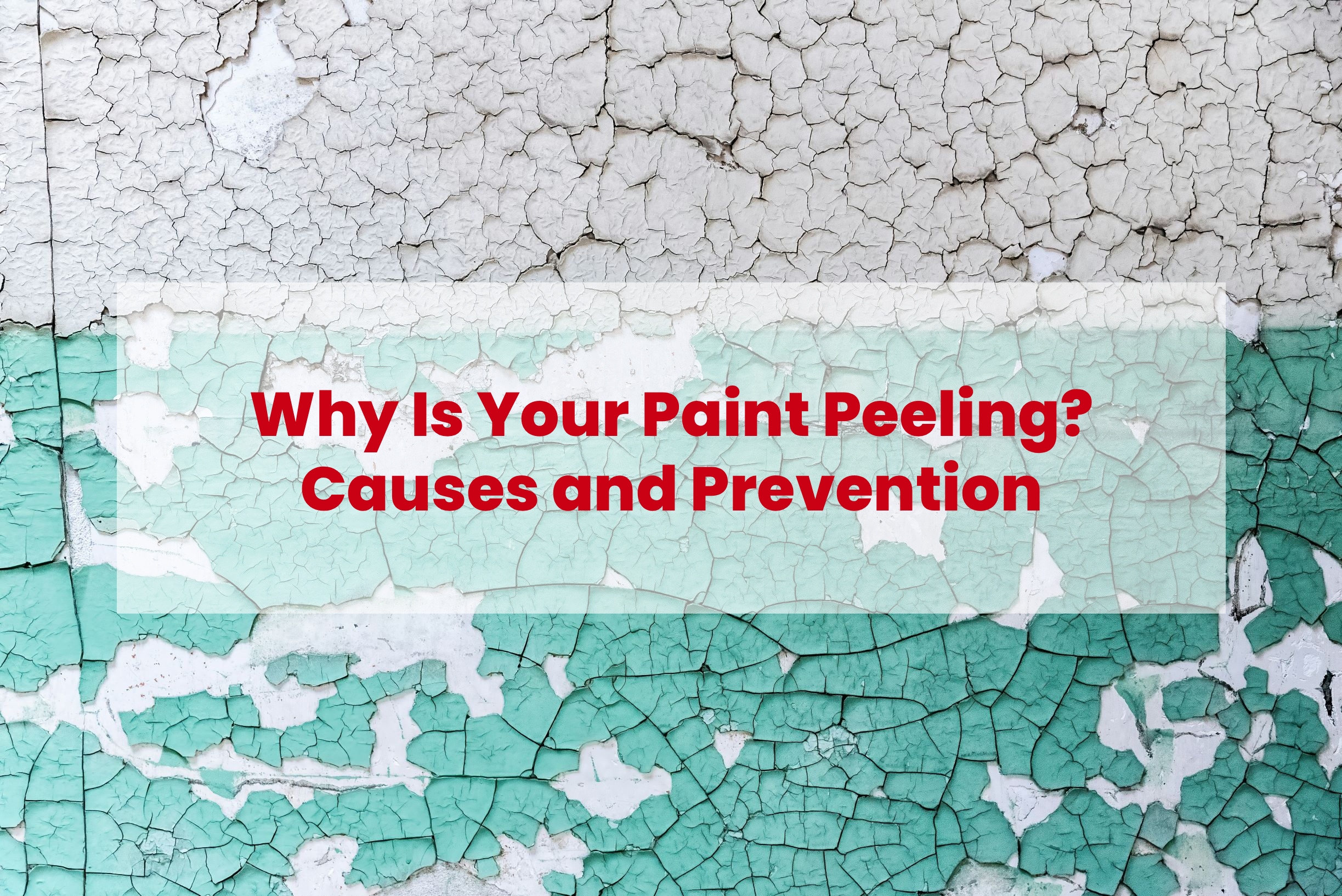 why is my paint peeling