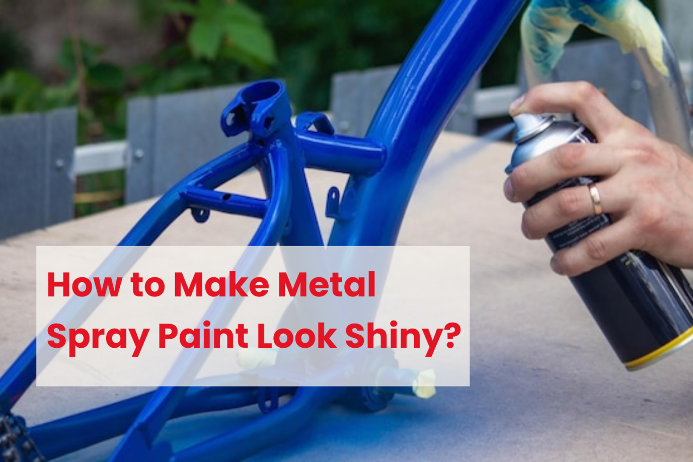 shiny spray paint