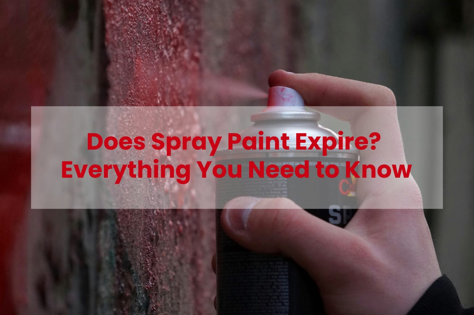 Does Spray Paint Expire? Everything You Need to Know - SANVO