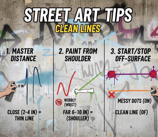 Street art painting tips