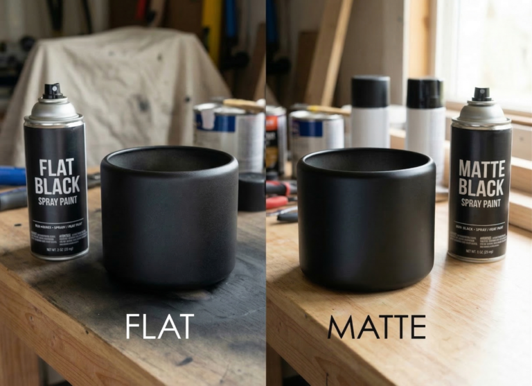 Flat vs Matte Spray Paint